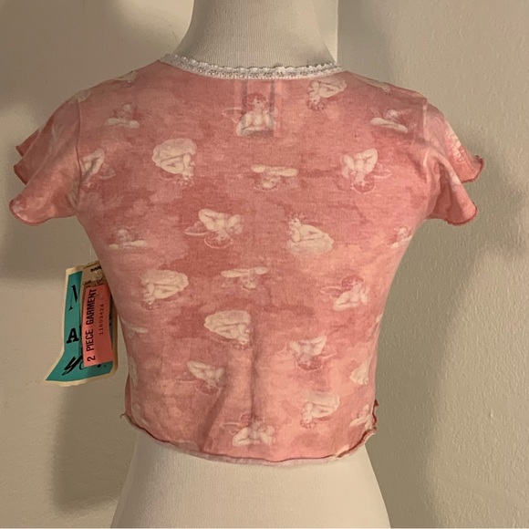 NWT Girls Mad About You Cherub Angel Tee Shirt - Size 10 (Girls) - Picture 4 of 7